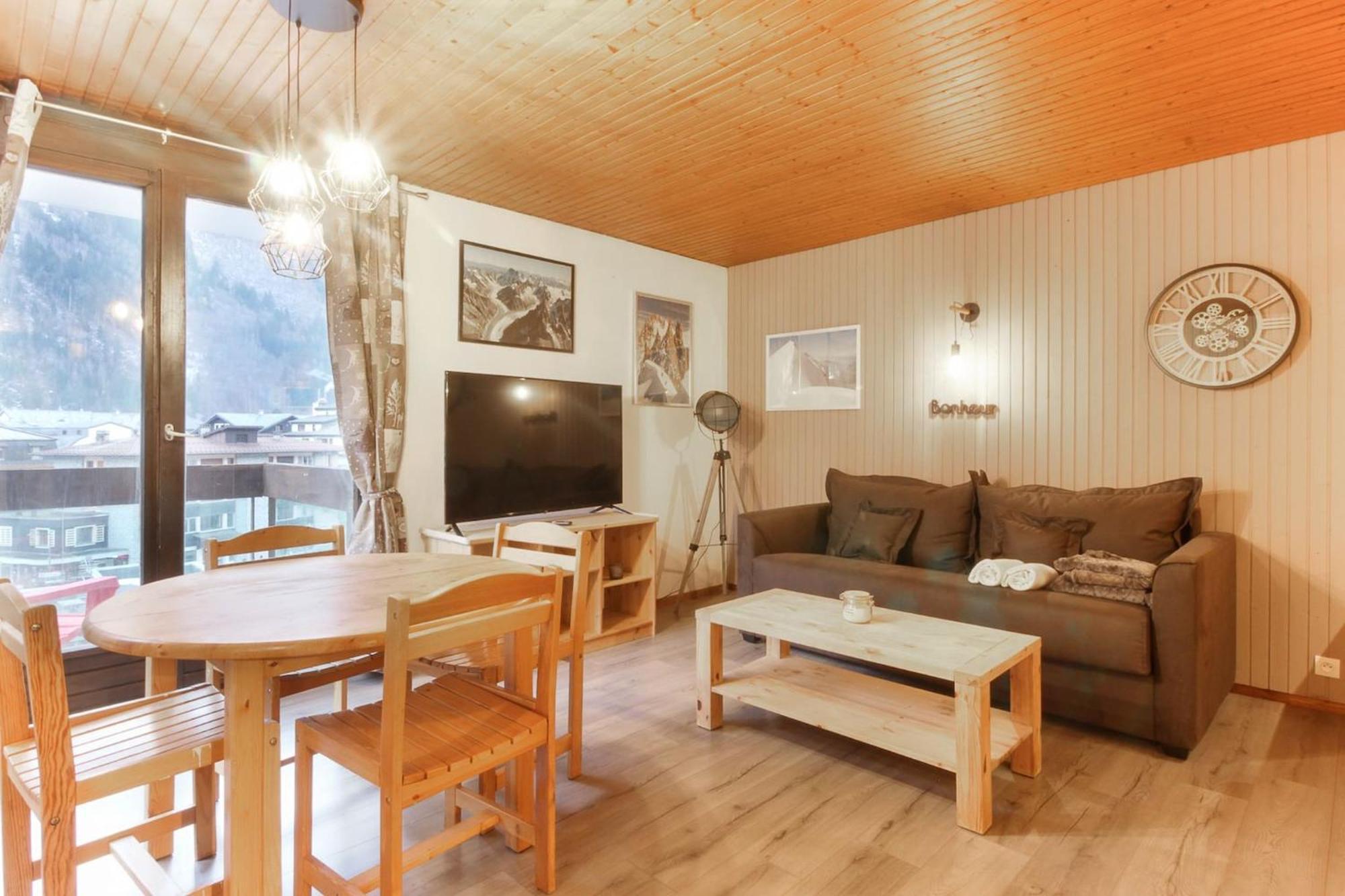 L'Aiguille - Center Of Chamonix - View Mont-Blanc Apartment Bagian luar foto